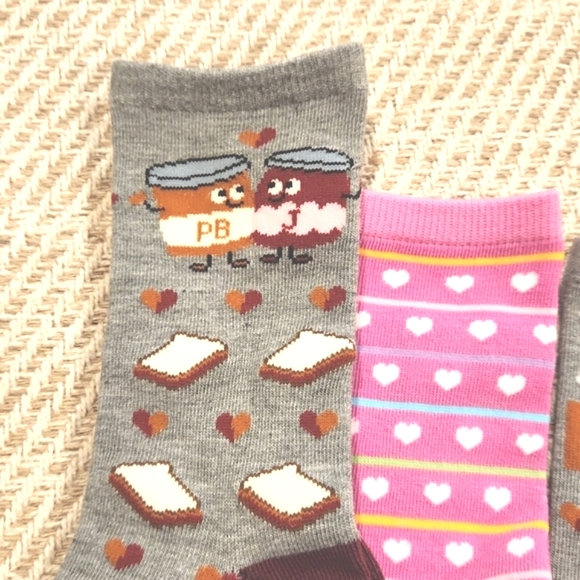 PB&J love socks - Picture 5 of 8